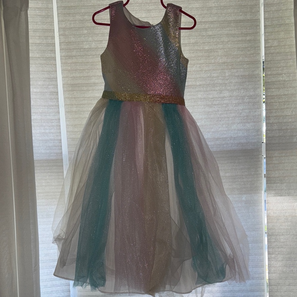Bonnie Jean Multicolor Sparkle Formal Dress size 6
